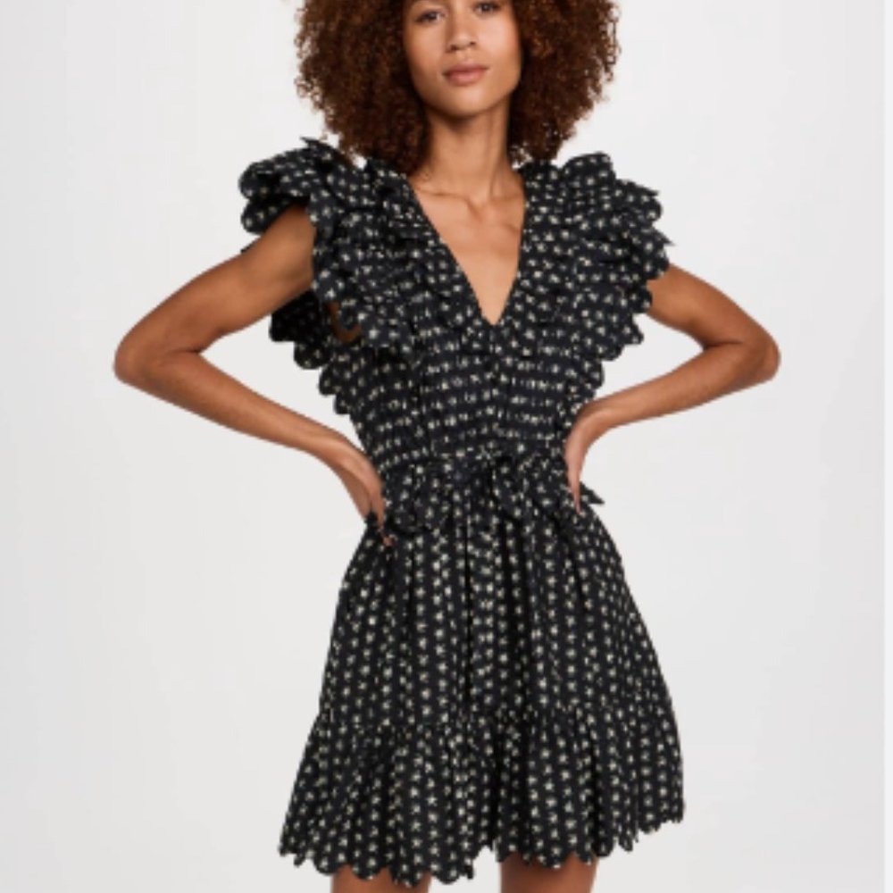 SEA NY Pascala flutter sleeve dress. NWT.